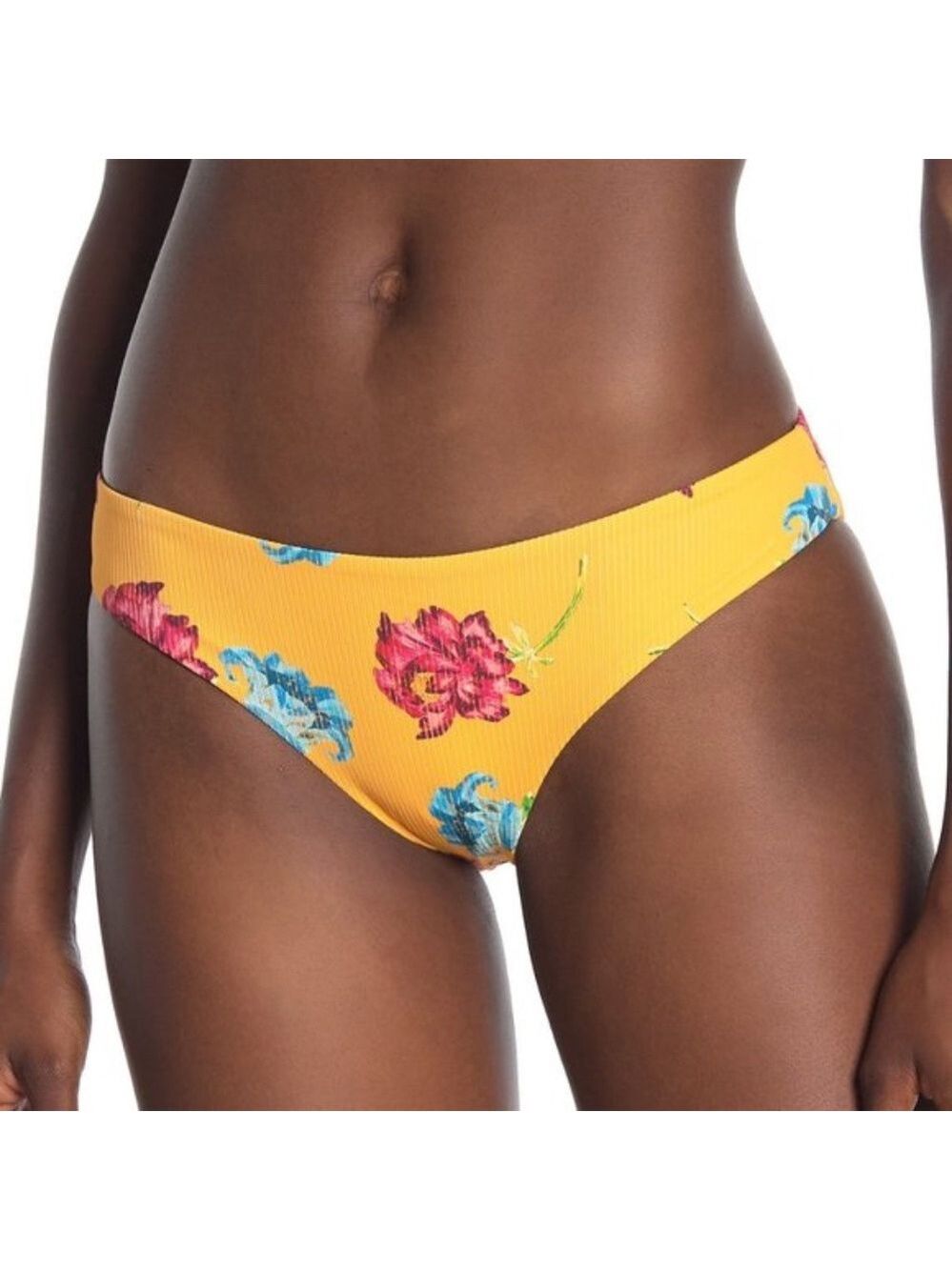 NWOT Onia Ashley Floral Print Ribbed Hipster Bottoms